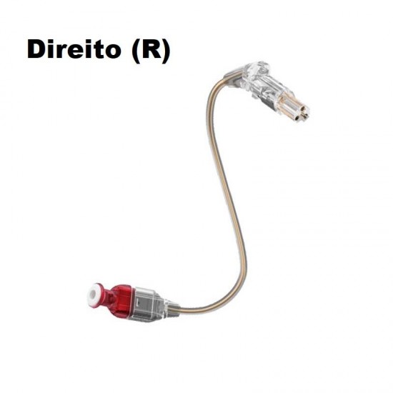 RECEPTOR OTICON MINIFIT APARELHO AUDITIVO LADO DIREITO (R) - VERMELHO - POTÊNCIA 60