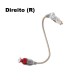 RECEPTOR OTICON MINIFIT APARELHO AUDITIVO LADO DIREITO (R) - VERMELHO - POTÊNCIA 60