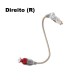RECEPTOR OTICON MINIFIT APARELHO AUDITIVO LADO DIREITO (R) - VERMELHO - POTÊNCIA 60