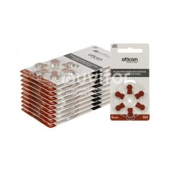 Kit 120 Baterias Pilha Aparelho Auditivo A312 Pr41 Oticon