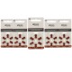 Kit 120 Baterias Pilha Aparelho Auditivo A312 Pr41 Oticon