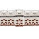 Kit 120 Baterias Pilha Aparelho Auditivo A312 Pr41 Oticon